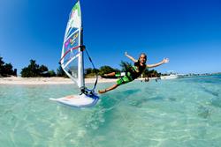 St Martin - Caribbean. Windsurf kids & junior lessons & rental.